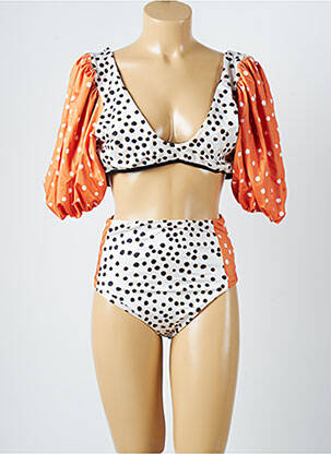 Costum de baie din două piese portocaliu AZULU femeie