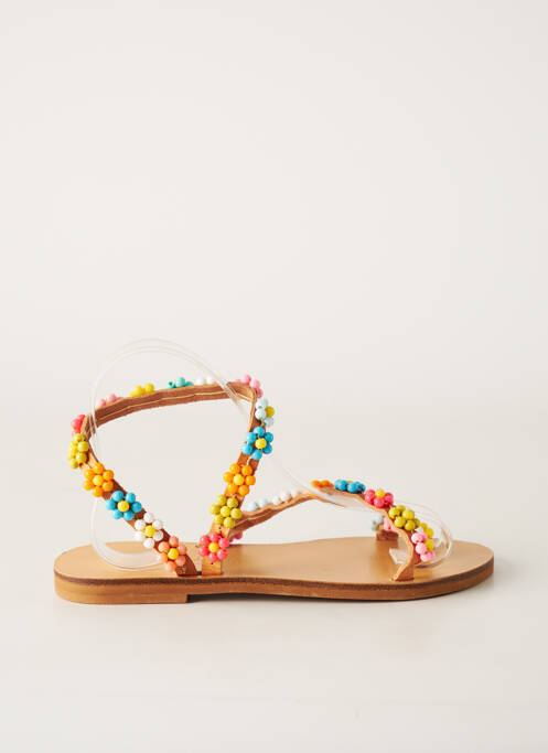 Șlapi galben ELINA LINARDAKI femeie