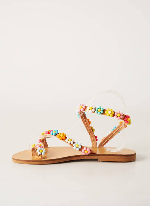 Șlapi galben ELINA LINARDAKI femeie