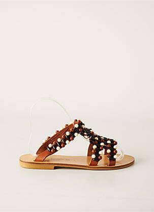 Mulete/Saboți maro ELINA LINARDAKI femeie