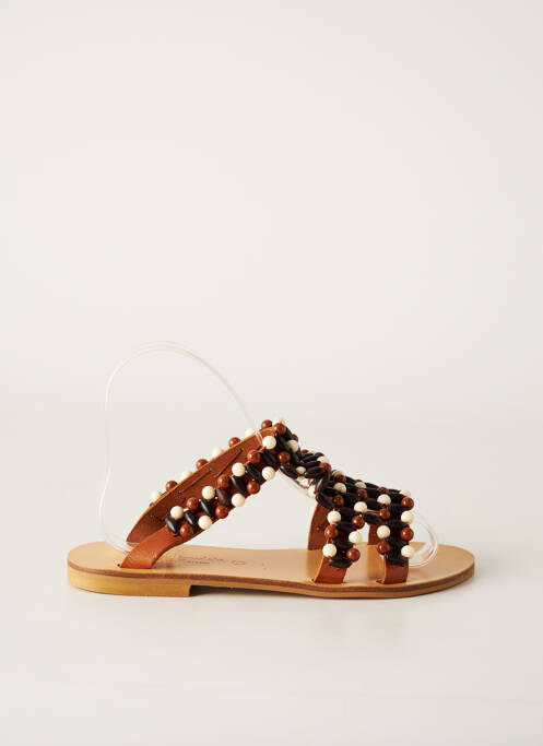 Mulete/Saboți maro ELINA LINARDAKI femeie