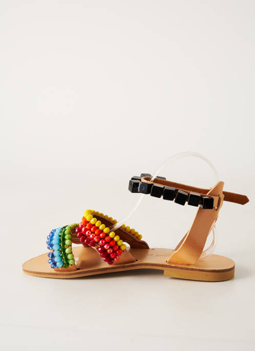 Sandale/Pantofi decupați maro ELINA LINARDAKI femeie