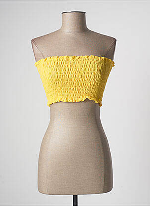 Top galben JENA LEE femeie