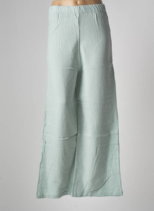 Pantalon larg verde JENA LEE femeie