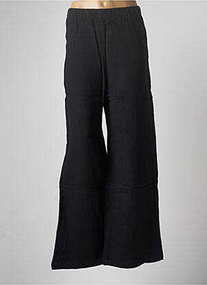 Pantalon larg negru JENA LEE femeie
