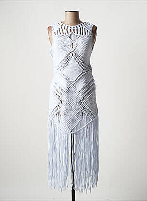 Rochie midi alb PHO femeie