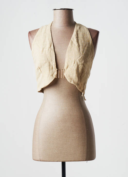 Top bej CHRISTELLE NIMA femeie