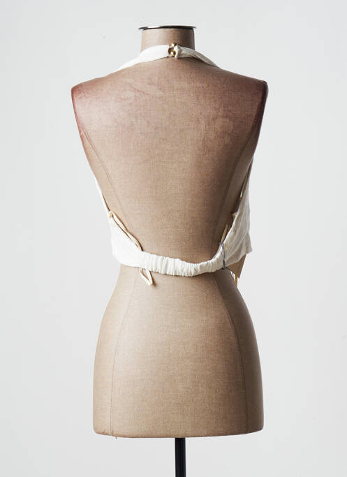 Top alb CHRISTELLE NIMA femeie