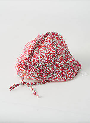 Pălărie imprimeu floral roșu ABSORBA fată
