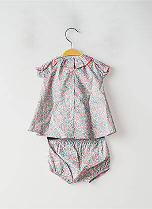 Set șort țesătură poplin bej ABSORBA fată