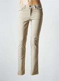 Pantalon slim elasticitate mărime normală bej WALTRON femeie