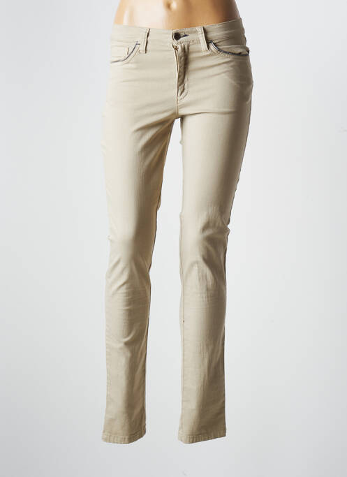 Pantalon slim bej WALTRON femeie