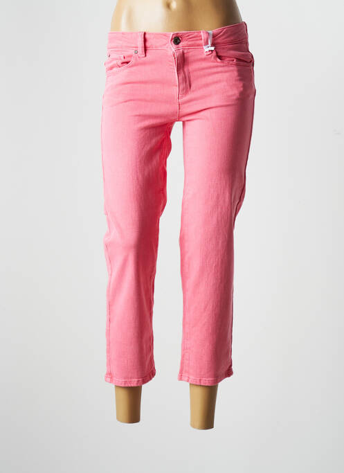 Pantalon trei sferturi roz FRACOMINA femeie