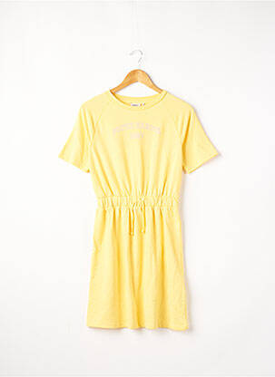 Rochie midi galben ONLY fată