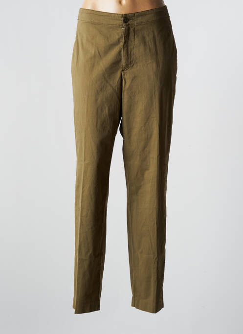 Pantalon drept verde EUROPEAN CULTURE femeie