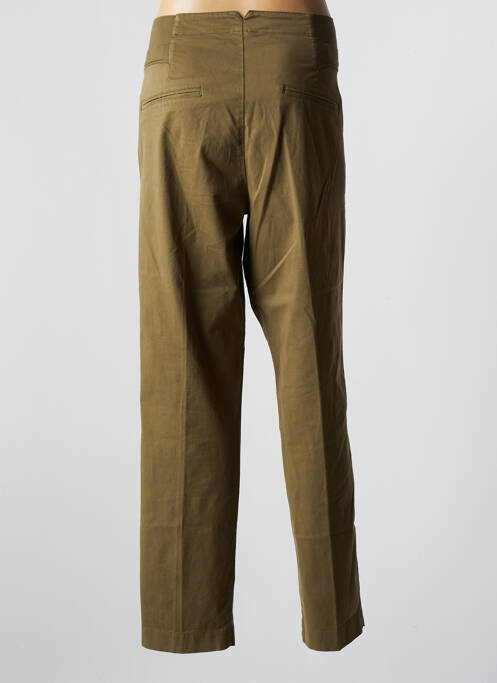 Pantalon drept verde EUROPEAN CULTURE femeie