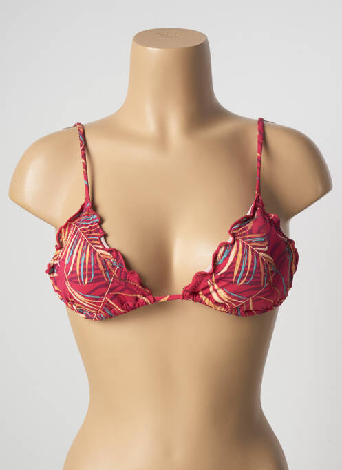 Sutien de costum de baie roșu SALINAS femeie