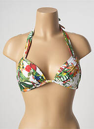 Sutien de costum de baie elasticitate top sutien modelat verde BLUEMAN femme