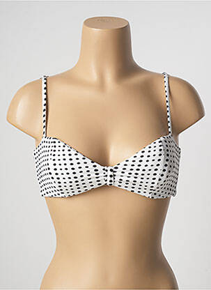 Sutien de costum de baie alb SALINAS femeie