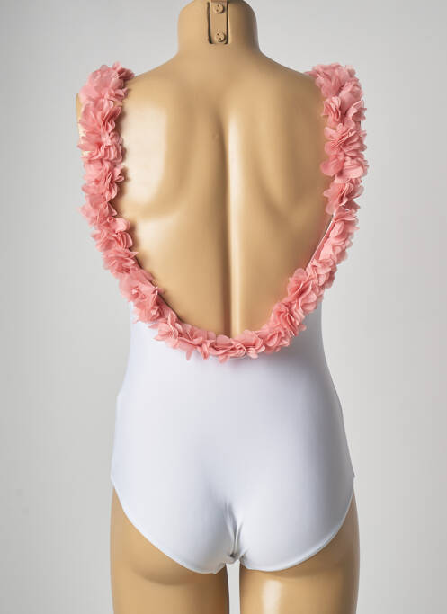 Costum de baie dintr-o singură piesă alb BRAZILIAN BIKINI SHOP femeie