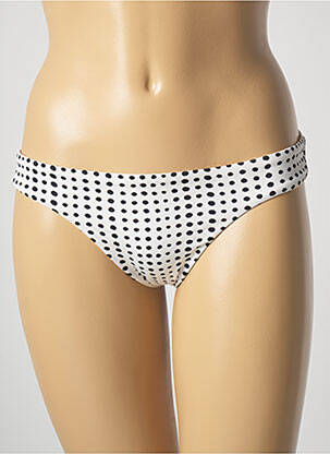 Chiloți de baie alb SALINAS femeie