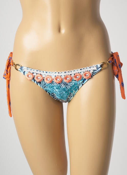 Chiloți de baie imprimeu fantezie bikini albastru DESPI femme