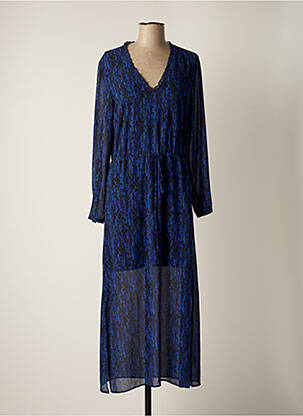 Rochie lungă albastru SCHOOL RAG femeie