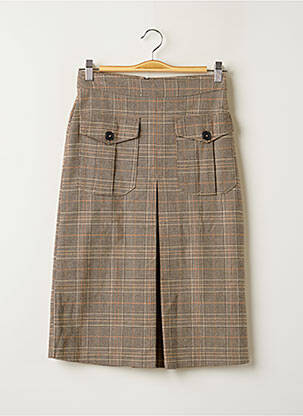 Fustă scurtă bej SCHOOL RAG femeie