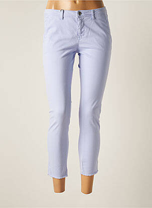 Pantalon 7/8 elasticitate talie joasă violet SCHOOL RAG femeie