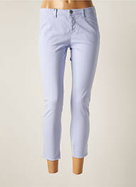 Pantalon 7/8 elasticitate talie joasă violet SCHOOL RAG femme