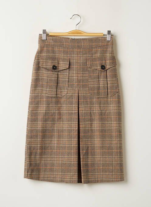 Fustă scurtă bej SCHOOL RAG femeie