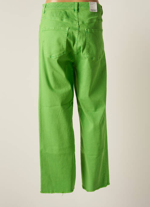 Pantalon larg verde ESPRIT femeie