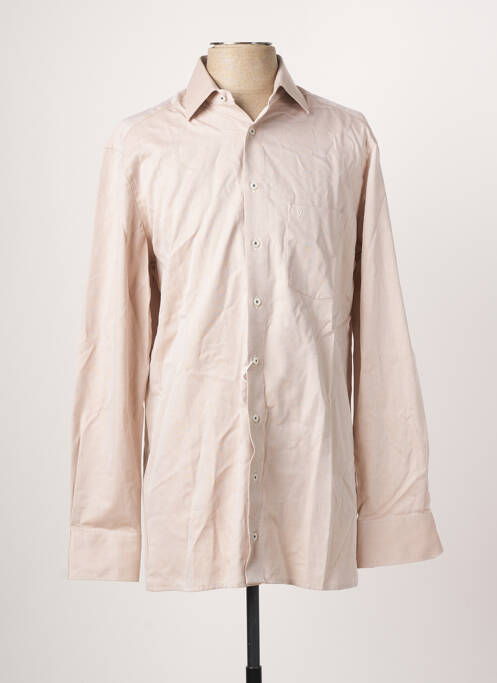 Cămașă cu mâneci lungi bej MARVELIS bărbat