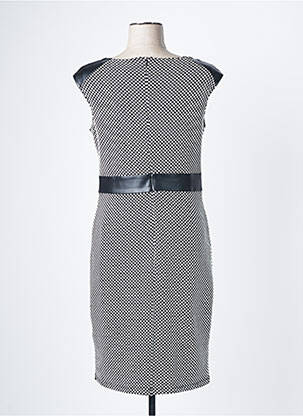 Rochie midi mâneci scurte mâneci scurte negru FRANK LYMAN femeie
