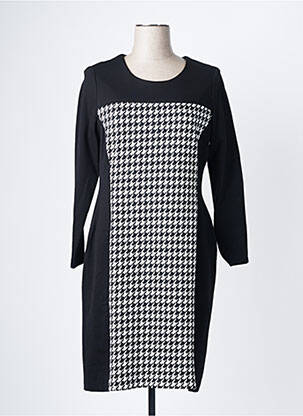 Rochie midi mâneci lungi mâneci lungi negru ANNE KELLY femeie