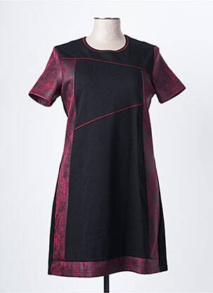 Rochie scurtă mâneci scurte mâneci scurte roșu CLAUDE DE SAIVRE femeie
