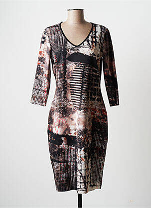 Rochie midi negru EROKE femeie