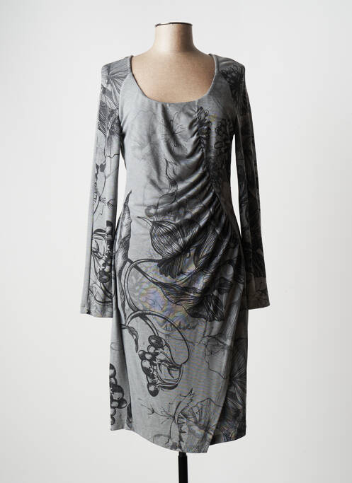 Rochie midi gri EROKE femeie