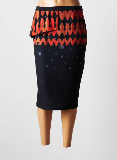 Fustă midi croială dreaptă negru EROKE femme