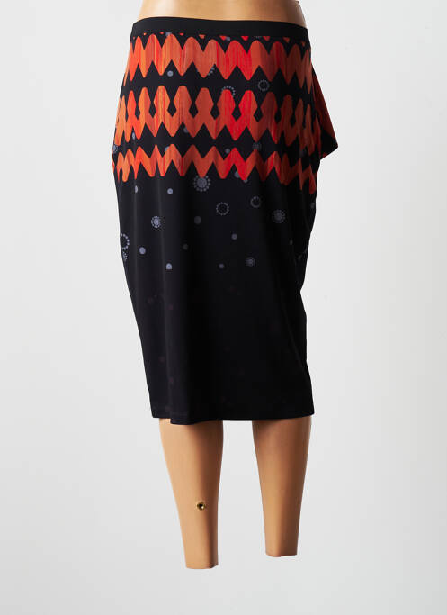 Fustă midi croială dreaptă negru EROKE femme