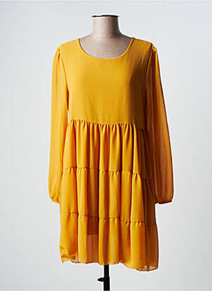 Rochie scurtă galben LA PETITE NÎMOISE femeie