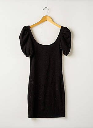 Rochie scurtă mâneci scurte mâneci scurte negru SANS MARQUE femeie