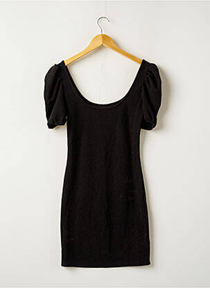 Rochie scurtă mâneci scurte mâneci scurte negru SANS MARQUE femeie