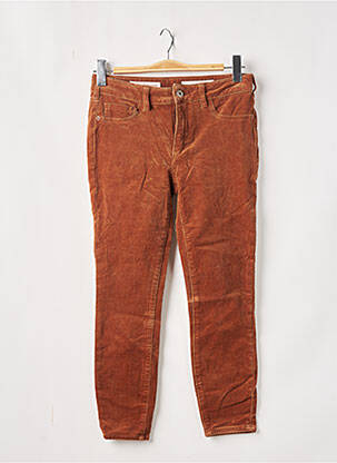 Pantalon slim maro ANTHROPOLOGIE femeie