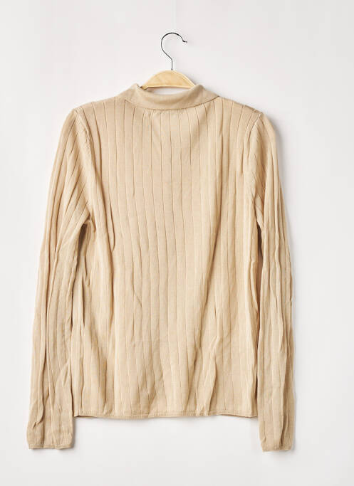 Vestă cu mâneci lungi bej ZARA femeie