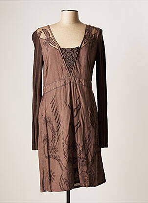 Rochie midi maro CREAM femeie