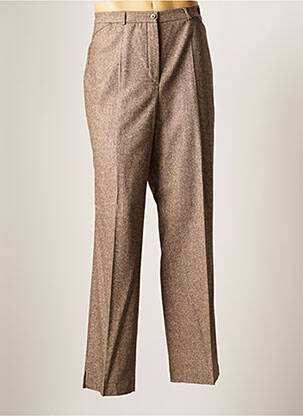 Pantalon drept maro TONI DRESS femeie