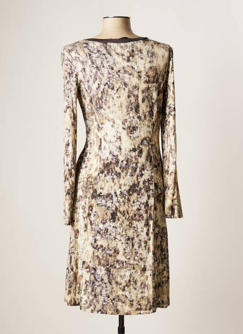 Rochie midi maro EVALINKA femeie