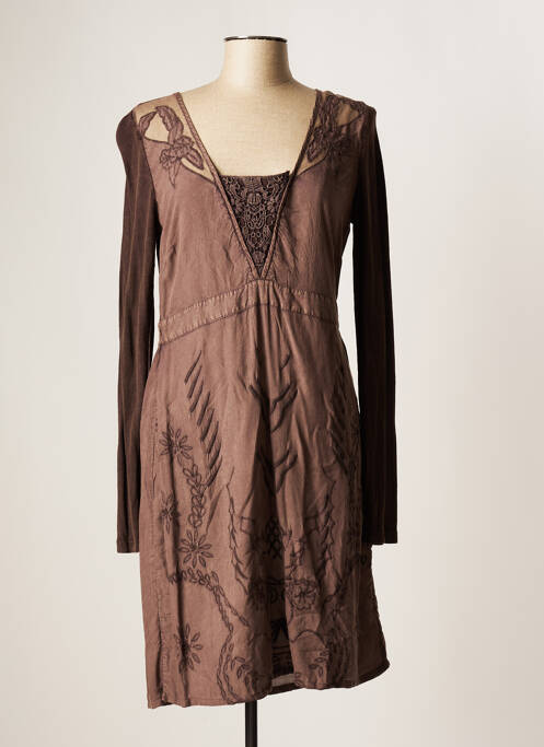 Rochie midi maro CREAM femeie