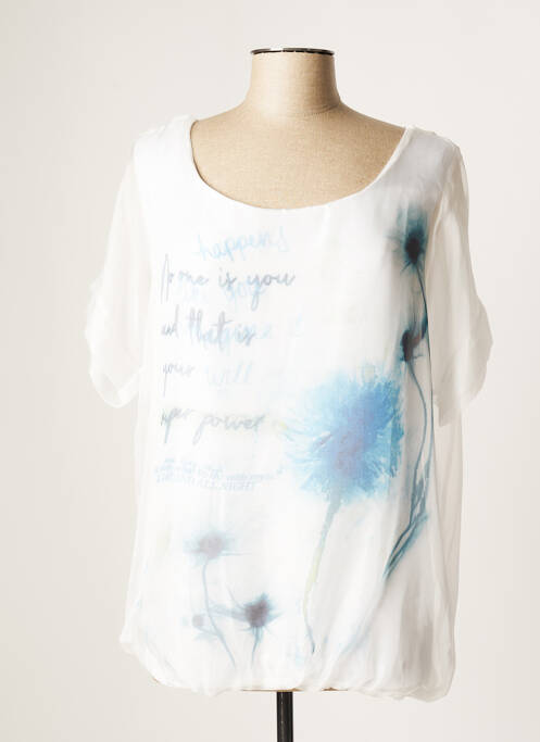 Top alb PASSIONI femeie